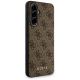 3. Guess 4G Metal Gold Logo Case for Samsung Galaxy A36 - Brown