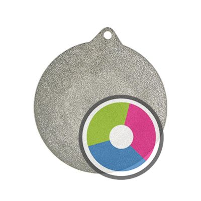 Medal with luxor jet print