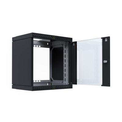 2. EFB Elektronik WGX-1206TS.G1 12U Rack Wall Mounted Cabinet Black