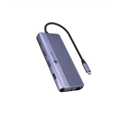 3. ICY BOX IB-DK4062-CPD Wired USB 3.2 Gen 1 (3.1 Gen 1) Type-C Anthracite