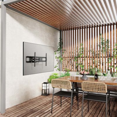 7. Manhattan Outdoor TV Wall Mount Full Motion 37-86" 50kg