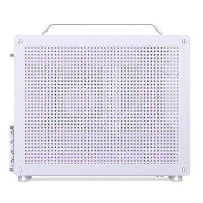 2. Jonsplus Z20 GEJP-023 Mesh PC Case, Mini Tower, Micro-ATX, with Carrying Handle - White