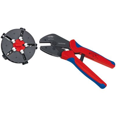 Knipex 97 33 02 Cable Crimping Tool Crimping Tool Blue, Red
