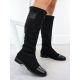 5. Women's black suede boots M.Daszyński MR2251-19