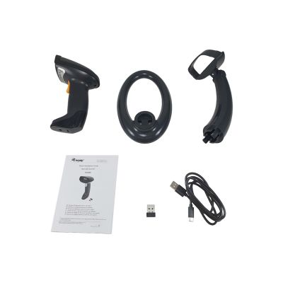 7. 2D Laser Barcode Scanner Wireless / 2.4GHz + BT + Hlt