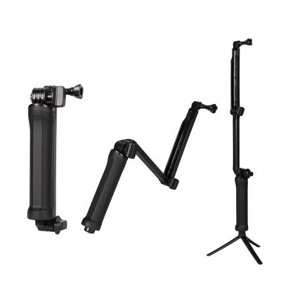 10. 3 in 1 Monopod Tripod with Selfie Stick for GoPro - Black
