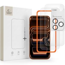 Tech-Protect Easy Set+ 2-Pack Tempered Glass for the Display and Tempered Glass for the Lens for iPhone 18 Pro Max