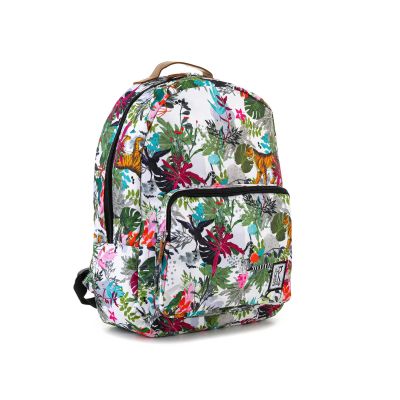3. THE SOCIETY PACK XCLASSIC BACKPACK MULTICOLOR JUNGLE ALLOVER 181CPR702-90