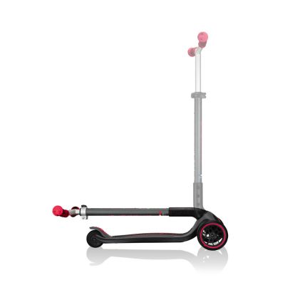 26. Globber Master Prime 3-Wheel Scooter / Black - New Red 664-102