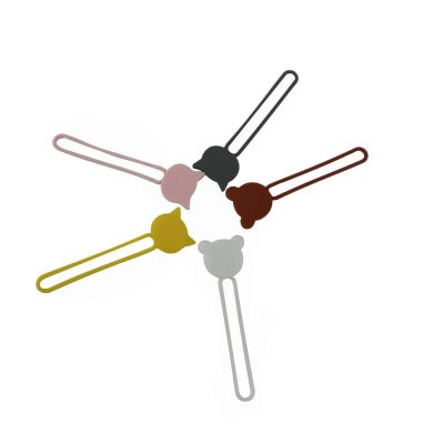 2. Silicone cable reel - brown