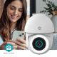 2. Nedis Smartlife Wifi Outdoor Camera, IP65 Motion Sensor, Night Vision, White