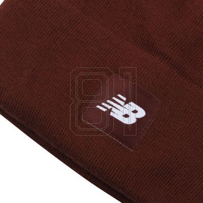 6. New Balance Cuffed Beanie Flying Logo Year LAH13034ROK