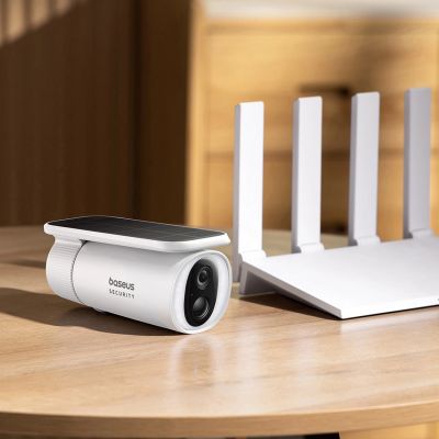 7. Baseus Security S1 2K Outdoor Camera – White