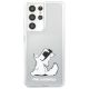 3. Karl Lagerfeld Choupette Fun Case for Samsung Galaxy S21 Ultra - Transparent