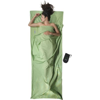 Cocoon TravelSheet Organic Cotton Sleeping Bag Liner, Forest Shade