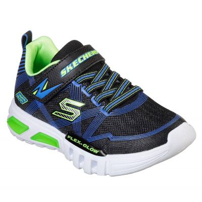 2. Skechers FLEX-GLOW Navy Blue Kids' Sports Shoes (90542L-BBLM)