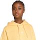 4. Women's adidas Essentials Small Logo Feel Cozy Hoodie Yellow KC5281