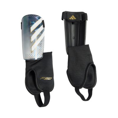 adidas F50 Match football shin guards gray and black KV9013
