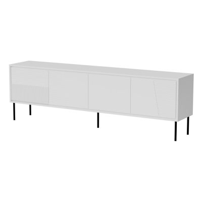 TV cabinet ABI 4D 200x38x62 white matt