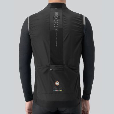 4. Rockbros TLMJ003-01 ROAD TO SKY men's lightweight breathable cycling vest S - black