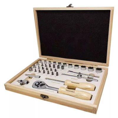 ROCKFORCE WRENCH SET 1/4" 38pcs.