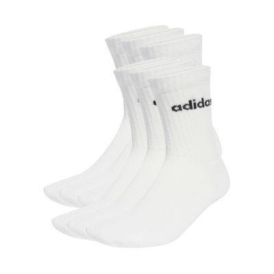 2. Adidas Linear Crew Socks Cushioned 6 Pairs JL6096