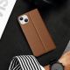 4. Dux Ducis Skin X2 case for iPhone 14 Plus case with magnetic flap brown