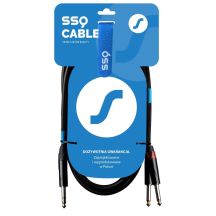 SSQ JSJM2 - stereo jack cable - 2x mono jack 2 meters