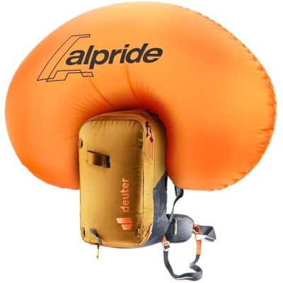 5. Deuter Alproof Lite 20 SL Backpack - Cinnamon/Blac + Deuter Wash Center I Cosmetic Bag, Raisin/Caspia