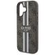 14. Guess 4G Printed Stripes MagSafe iPhone 16 Case - Brown