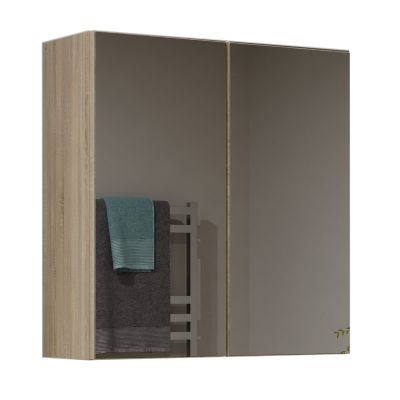 3. POLA BATHROOM CABINET 2 DOORS MIRROR SONOMA