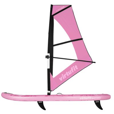 3. VIRTUFIT SUP SURFER 305 BOARD WITH SAIL AND ACCESSORIES PINK