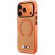 2. BMW M IML Metal Logos MagSafe Case for iPhone 17 Pro - Pro Orange