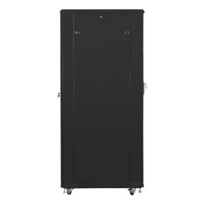 6. LANBERG FLOOR RACK CABINET 19" 42U 800X1000 BLACK perforated doors