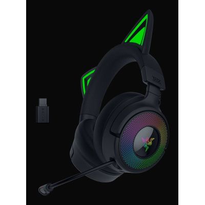 4. Razer Kraken Kitty V3 Pro On-Ear Headset