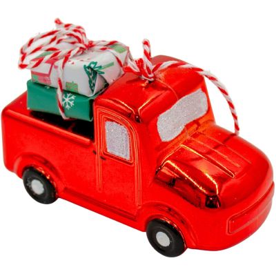 17. HANGING DECORATION BAUBLE CAR RED