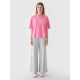 5. Women's oversize printed T-shirt 4F 4FRAW24TTSHF2582-54S
