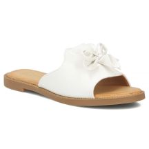 Women's white flower flip-flops Filippo DK7898