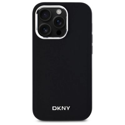 3. DKNY Plain Logo MagSafe iPhone 14 Pro Case - Black