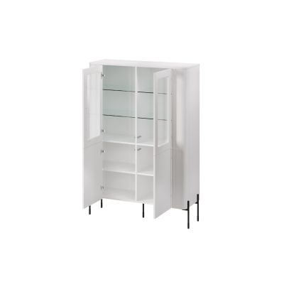 2. VERA display cabinet 110x40x160 white matt