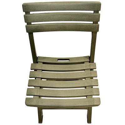 14. 4-Piece Set of Foldable Green Plastic Catering Chairs KOMODO