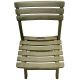 14. 4-Piece Set of Foldable Green Plastic Catering Chairs KOMODO