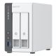 7. Qnap TS-216G, Tower, 2 x 2.5"/3.5" SATA, ARM 2.0GHz Quad core, 4GB, 1 x 2.5GbE + 1 x GbE, External adapter (PSU)