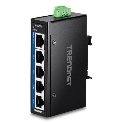 2. Trendnet TI-GLC50 Network Switch Unmanaged Gigabit Ethernet (10/100/1000) Black