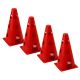 Set of 4 training cones - 23 cm red / PT4-12WH-R
