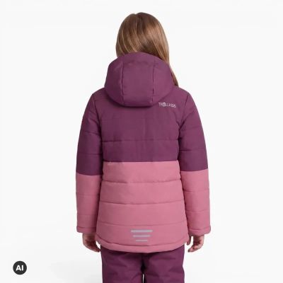 4. Trollkids Kids' Hemsedal Snow Jacket XT deep ruby/frozen berry (513-253)