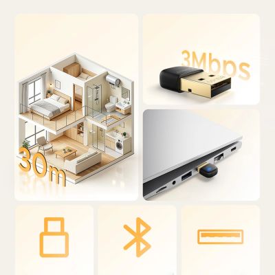 4. Orico BTA-60 Bluetooth 6.0 Adapter - Black