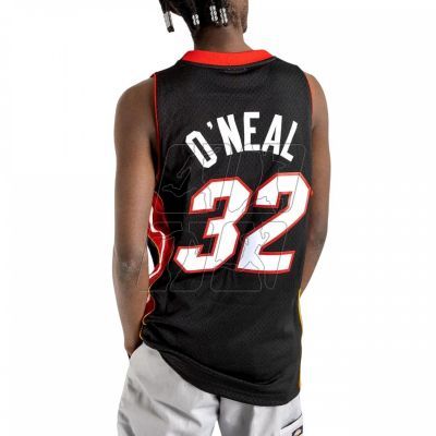 2. Mitchell &amp;Ness NBA Swingman Miami Heat Shaquille O`Neal T-shirt M SMJYAC18017-MHEBLCK05SON