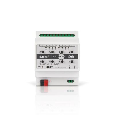SATEL KNX 8-channel switching actuator KNX-SA24
