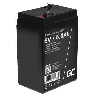 GREEN CELL GEL BATTERY AGM11 6V 5AH